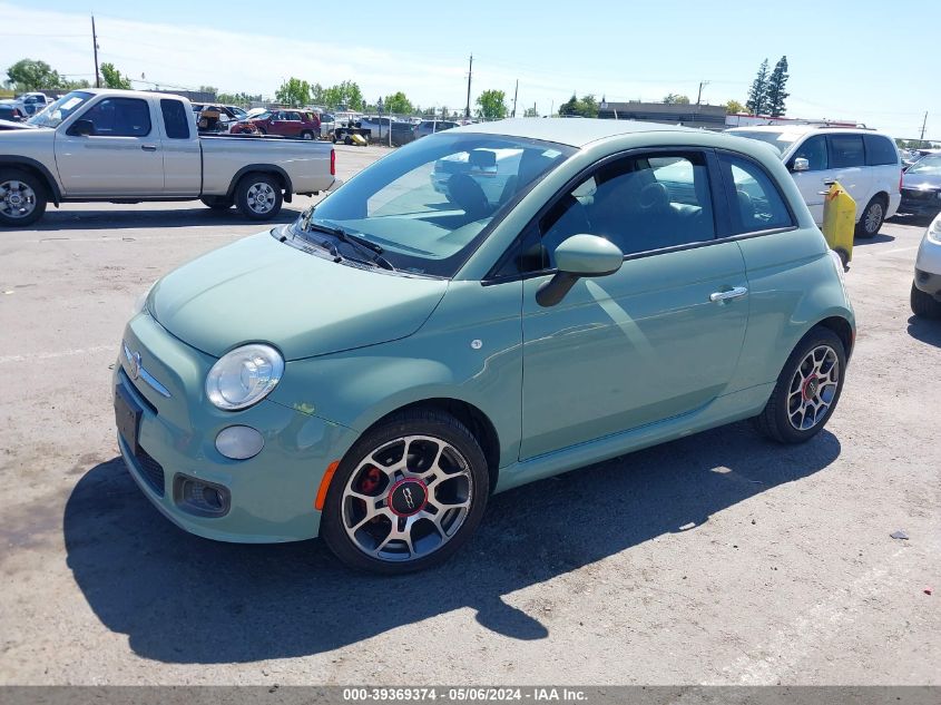 2015 Fiat 500 Sport VIN: 3C3CFFBR1FT528110 Lot: 39369374