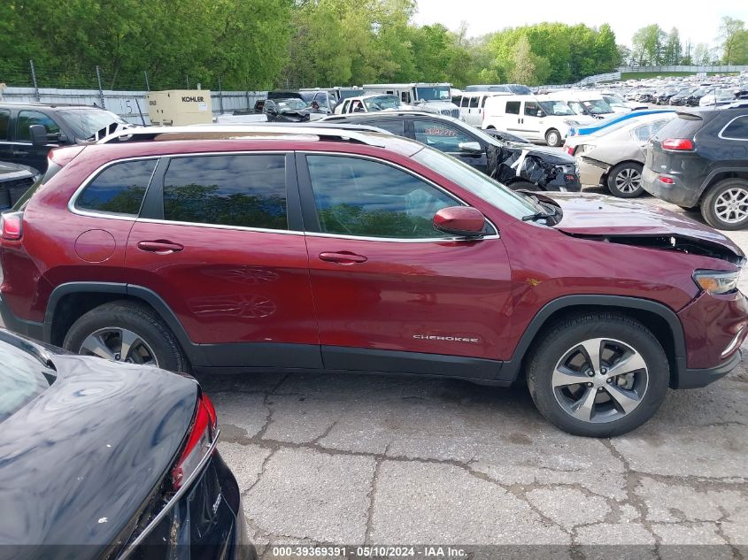 2019 Jeep Cherokee Limited 4X4 VIN: 1C4PJMDX6KD334572 Lot: 39369391