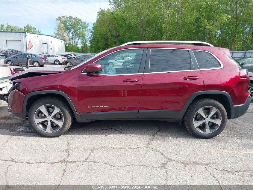 2019 Jeep Cherokee Limited 4X4 VIN: 1C4PJMDX6KD334572 Lot: 39369391