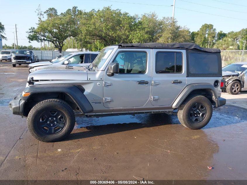 2018 Jeep Wrangler Unlimited Sport 4X4 VIN: 1C4HJXDG9JW139039 Lot: 39369406