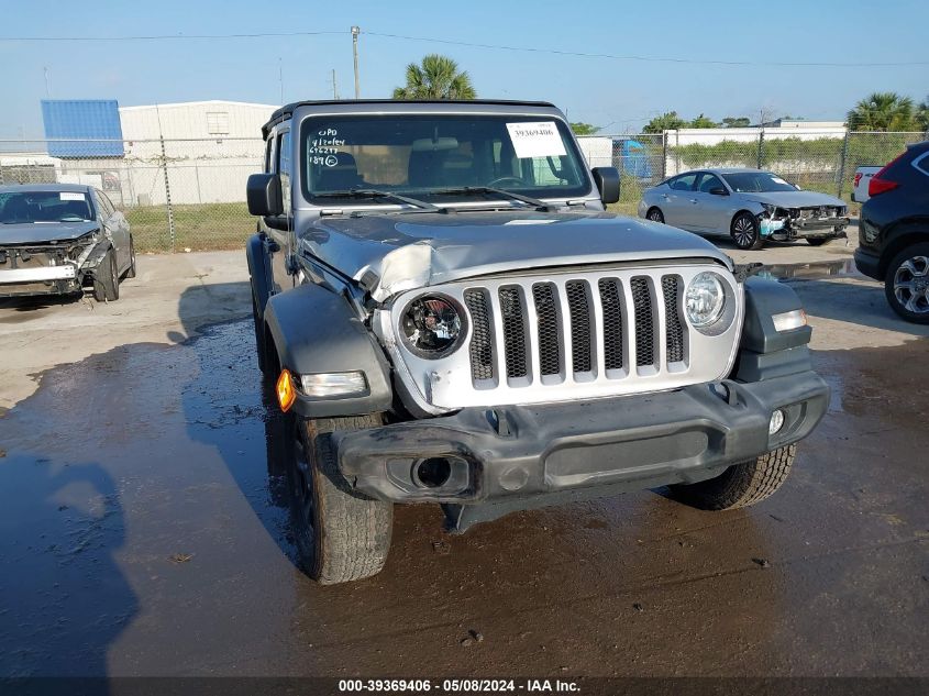 2018 Jeep Wrangler Unlimited Sport 4X4 VIN: 1C4HJXDG9JW139039 Lot: 39369406