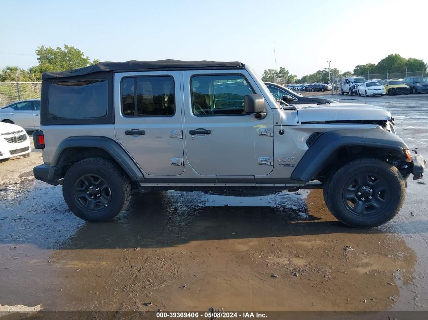 2018 Jeep Wrangler Unlimited Sport 4X4 VIN: 1C4HJXDG9JW139039 Lot: 39369406