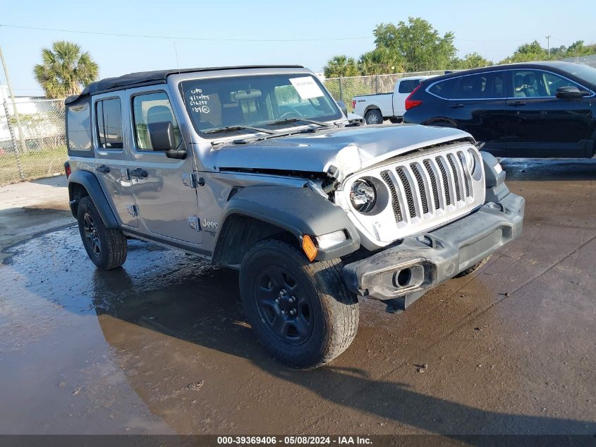 2018 Jeep Wrangler Unlimited Sport 4X4 VIN: 1C4HJXDG9JW139039 Lot: 39369406