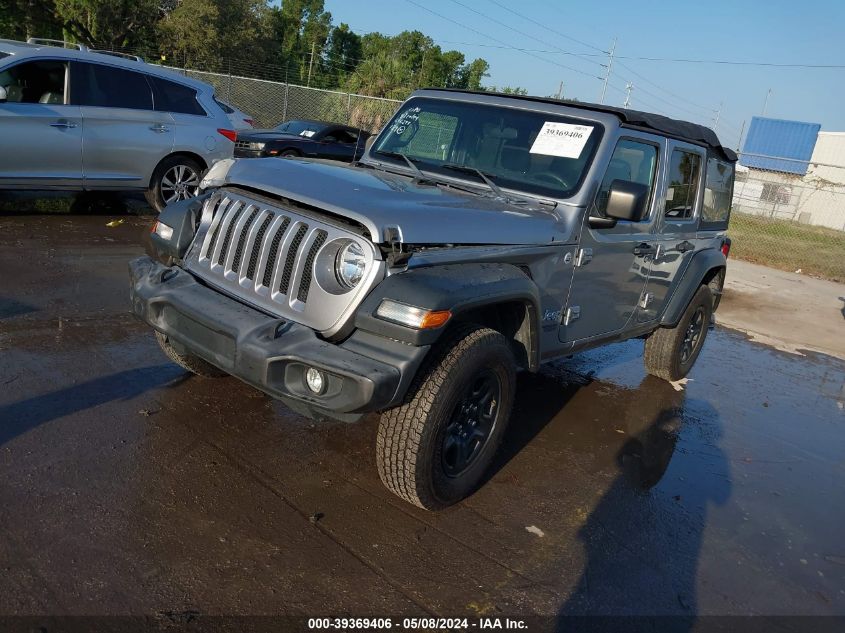 2018 Jeep Wrangler Unlimited Sport 4X4 VIN: 1C4HJXDG9JW139039 Lot: 39369406