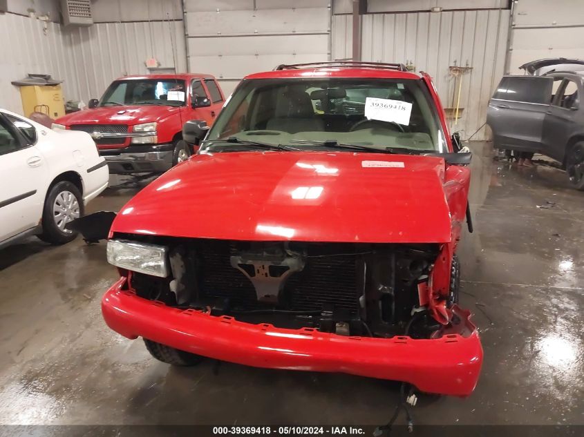 2005 Chevrolet Blazer Ls VIN: 1GNCS18X15K106989 Lot: 39369418