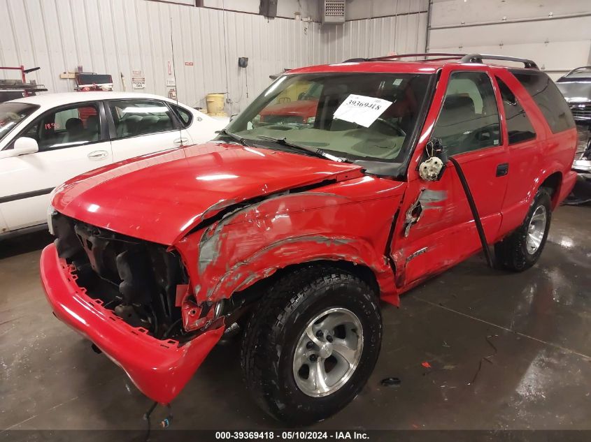 2005 Chevrolet Blazer Ls VIN: 1GNCS18X15K106989 Lot: 39369418