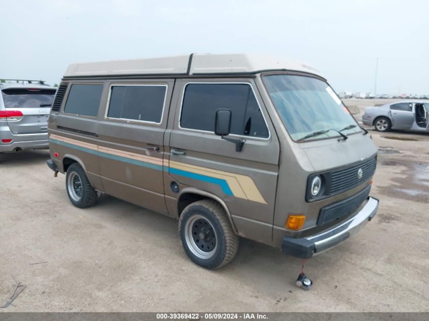 1985 Volkswagen Vanagon Campmobile VIN: WV2ZB0258FH065913 Lot: 39369422