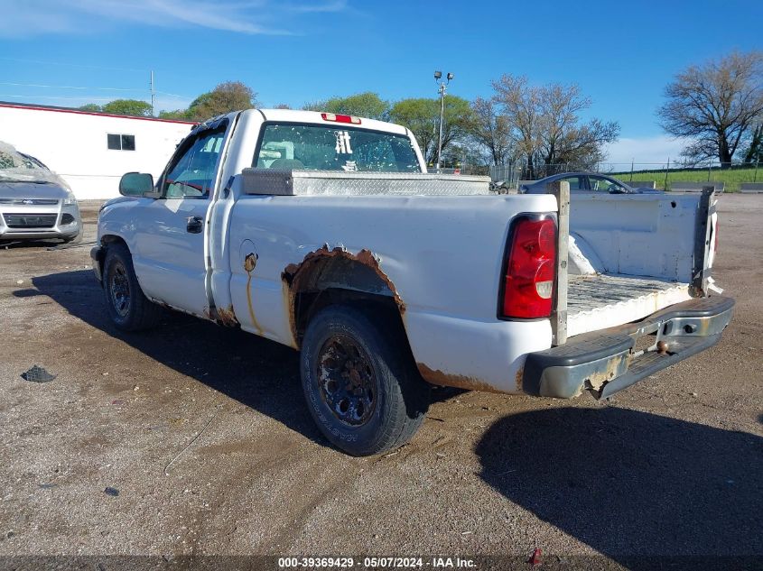 2007 Chevrolet Silverado 1500 Classic Work Truck VIN: 3GCEC14XX7G226904 Lot: 39369429