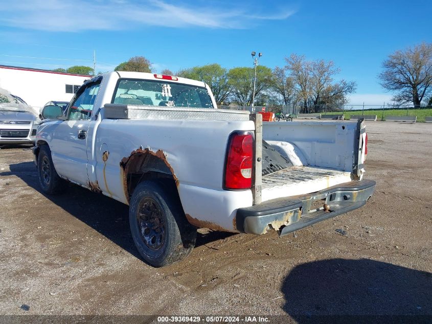 2007 Chevrolet Silverado 1500 Classic Work Truck VIN: 3GCEC14XX7G226904 Lot: 39369429