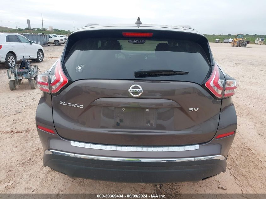 2018 Nissan Murano Sv VIN: 5N1AZ2MG5JN147928 Lot: 39369434