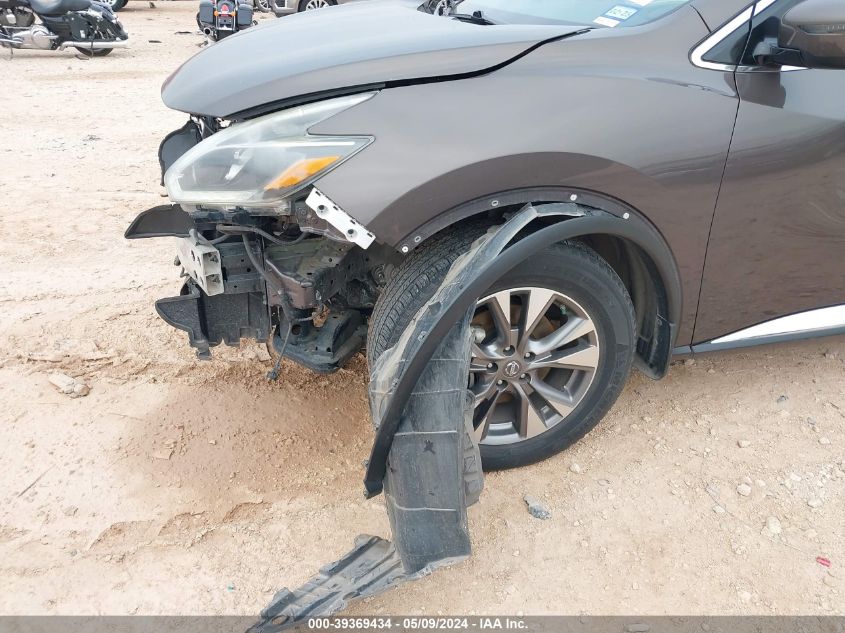 2018 Nissan Murano Sv VIN: 5N1AZ2MG5JN147928 Lot: 39369434