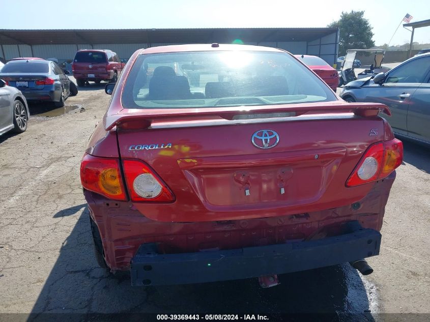 2010 Toyota Corolla S VIN: 2T1BU4EE3AC395999 Lot: 39369443