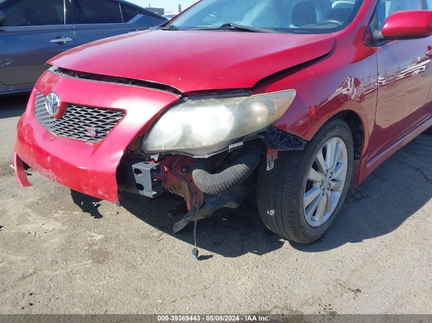 2010 Toyota Corolla S VIN: 2T1BU4EE3AC395999 Lot: 39369443