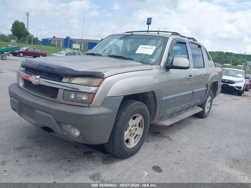 2002 Chevrolet Avalanche 1500 VIN: 3GNEK13T32G239351 Lot: 39369452