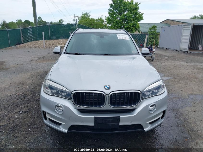 2015 BMW X5 xDrive35I VIN: 5UXKR0C55F0P18611 Lot: 39369493