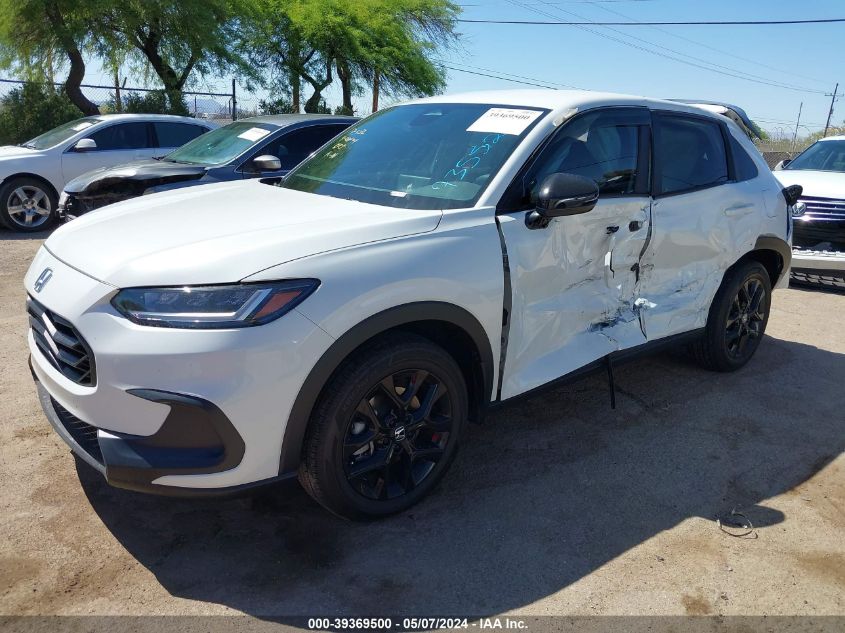 2023 Honda Hr-V Awd Sport VIN: 3CZRZ2H59PM735523 Lot: 39369500