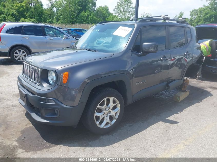 2018 Jeep Renegade Latitude 4X4 VIN: ZACCJBBB1JPG94116 Lot: 39369512