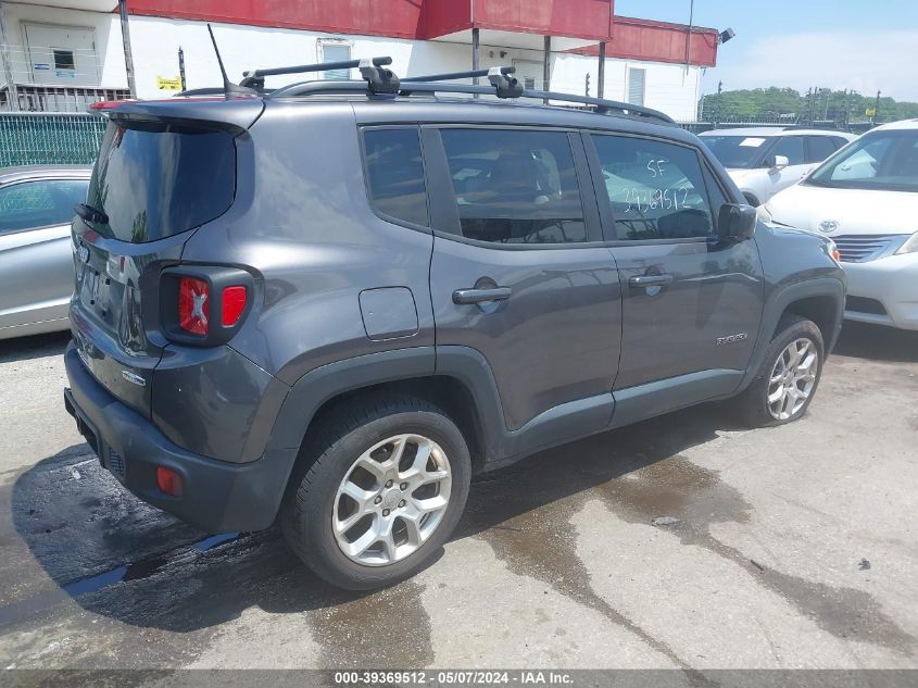 2018 Jeep Renegade Latitude 4X4 VIN: ZACCJBBB1JPG94116 Lot: 39369512