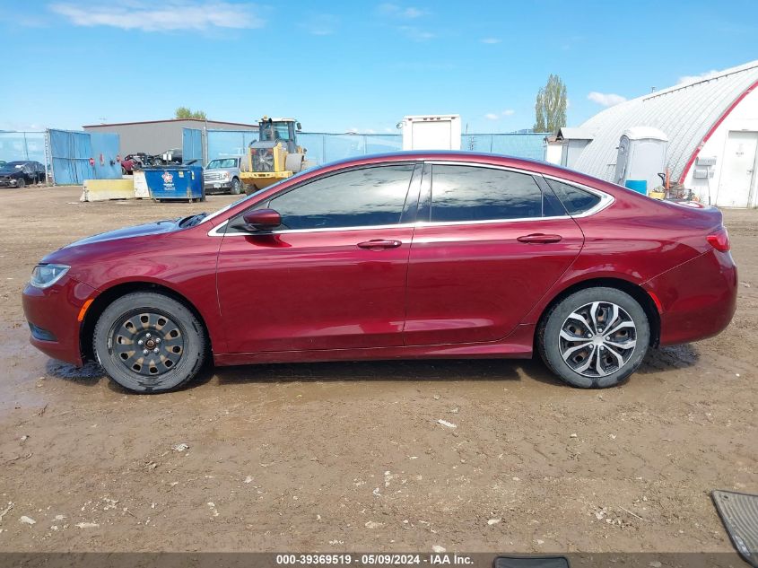 2015 Chrysler 200 Lx VIN: 1C3CCCFB5FN606070 Lot: 39369519