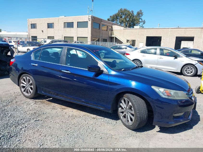 2015 Honda Accord Sport VIN: 1HGCR2F52FA039064 Lot: 39369545