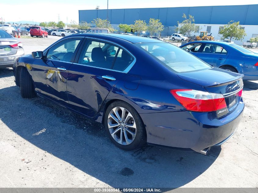 2015 Honda Accord Sport VIN: 1HGCR2F52FA039064 Lot: 39369545