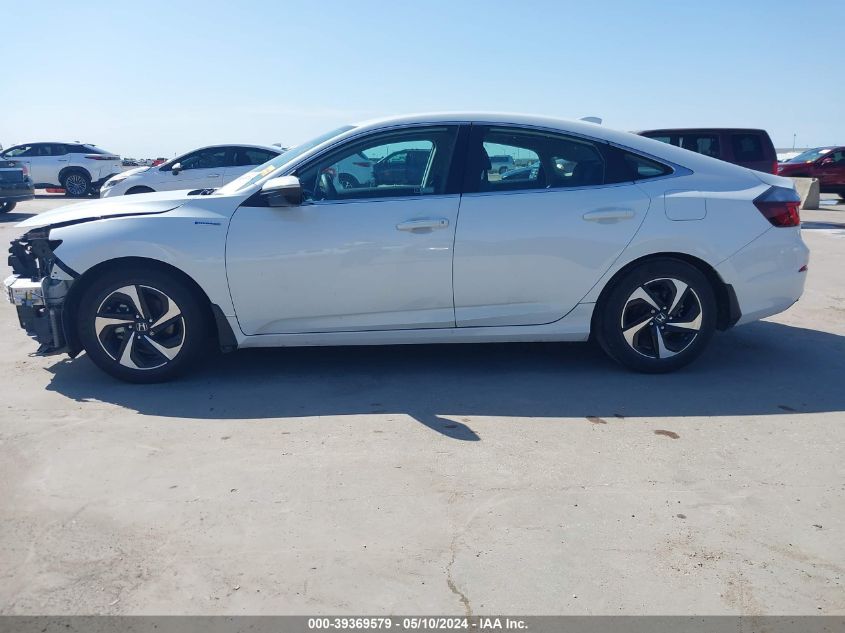 2022 Honda Insight Ex VIN: 19XZE4F59NE009149 Lot: 39369579