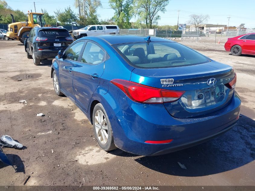 2014 Hyundai Elantra Se VIN: KMHDH4AE8EU152809 Lot: 39369582