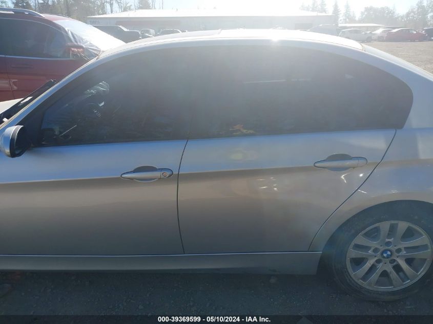 2008 BMW 328Xi VIN: WBAVC73598KX91526 Lot: 39369599