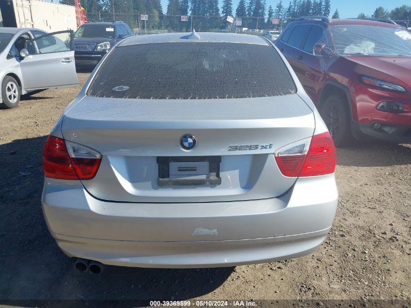2008 BMW 328Xi VIN: WBAVC73598KX91526 Lot: 39369599