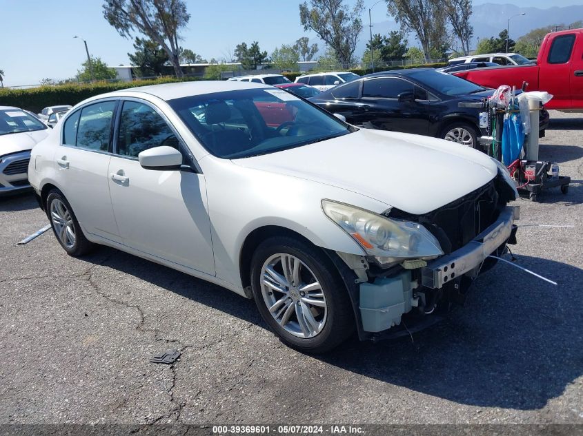 2012 Infiniti G25 Journey VIN: JN1DV6AP9CM811331 Lot: 39369601