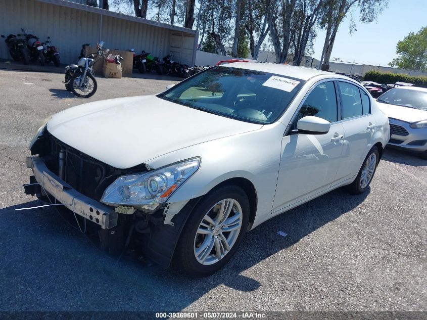 2012 Infiniti G25 Journey VIN: JN1DV6AP9CM811331 Lot: 39369601