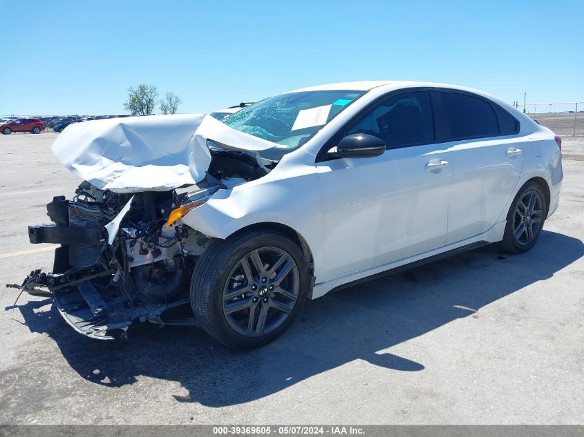 VIN 3KPF34AD1ME393983 2021 KIA FORTE GT-LINE