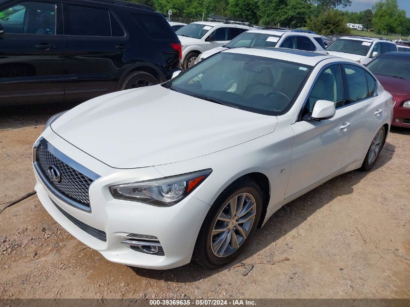 2014 Infiniti Q50 Premium VIN: JN1BV7AP3EM679814 Lot: 39369635