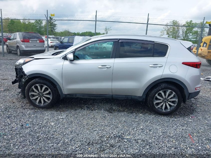 2017 Kia Sportage Ex VIN: KNDPNCAC5H7283847 Lot: 39369645