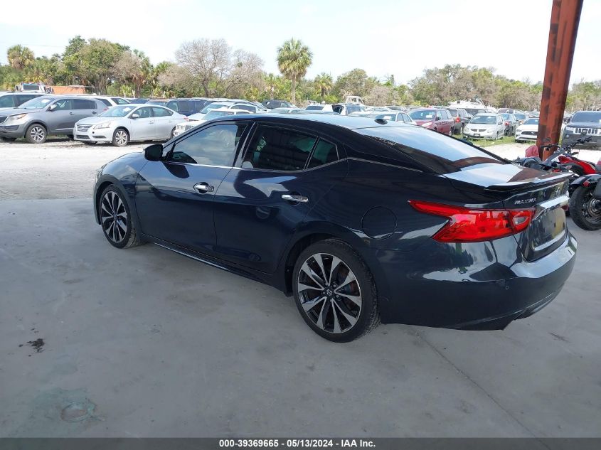 2016 Nissan Maxima 3.5 Sr VIN: 1N4AA6APXGC390121 Lot: 39369665