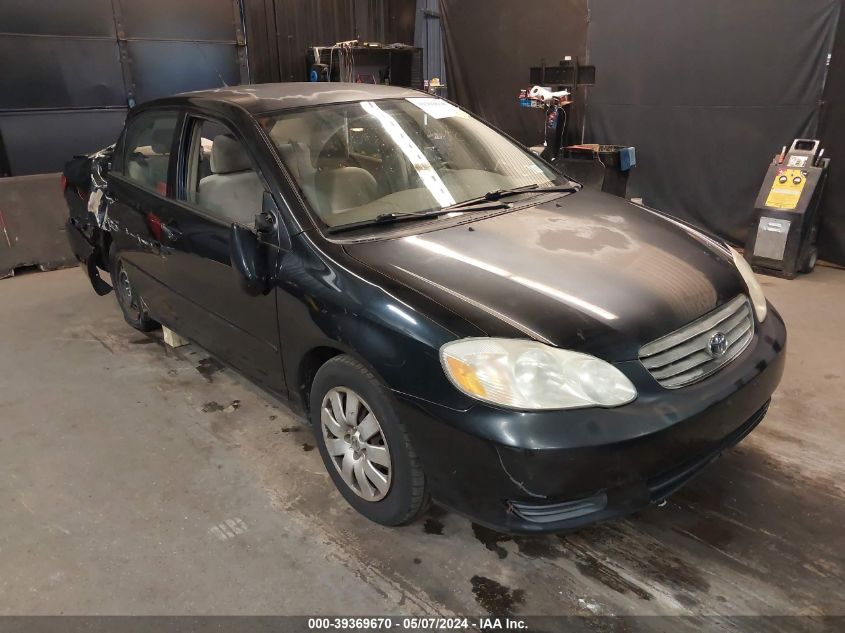 2003 Toyota Corolla Le VIN: JTDBR38E630050857 Lot: 39369670