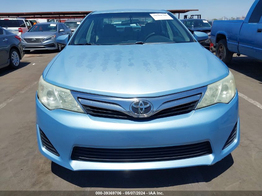 2012 Toyota Camry Le VIN: 4T4BF1FK2CR206490 Lot: 39369706