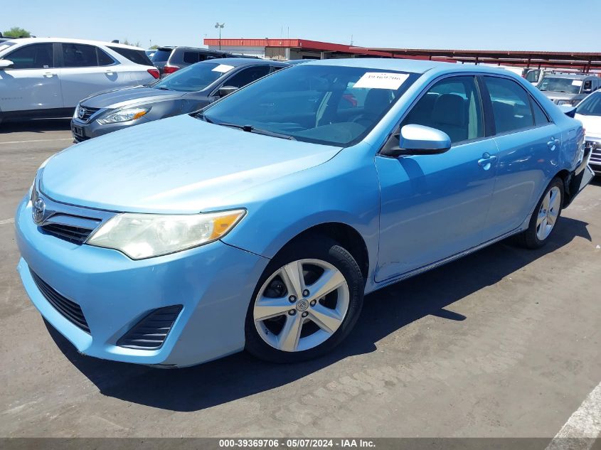 2012 Toyota Camry Le VIN: 4T4BF1FK2CR206490 Lot: 39369706