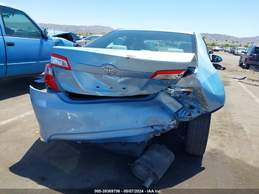 2012 Toyota Camry Le VIN: 4T4BF1FK2CR206490 Lot: 39369706