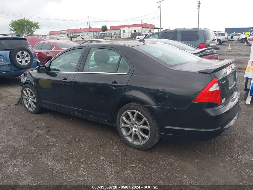 2012 Ford Fusion Sel VIN: 3FAHP0JG4CR254508 Lot: 39369720