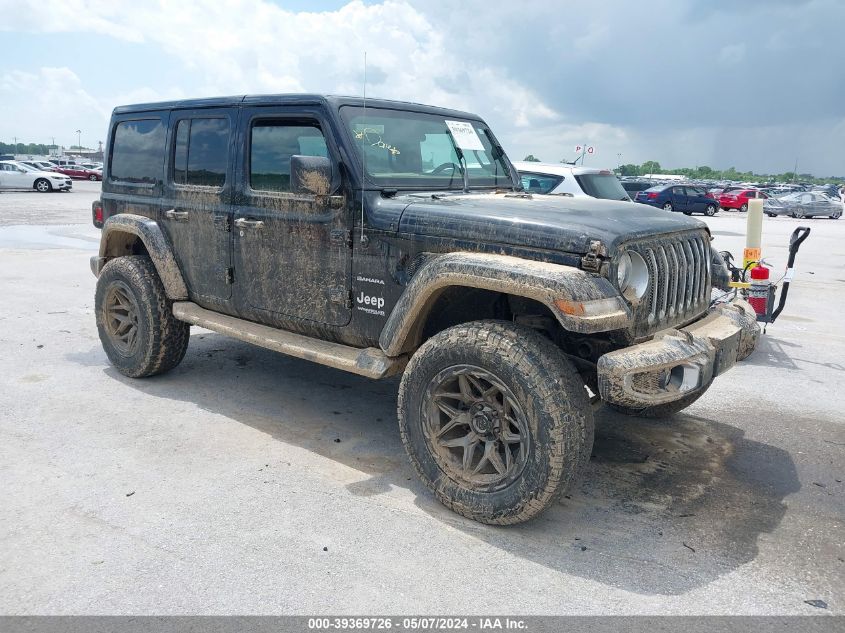 2018 Jeep Wrangler Unlimited Sahara VIN: 1C4HJXEGXJW321945 Lot: 39369726