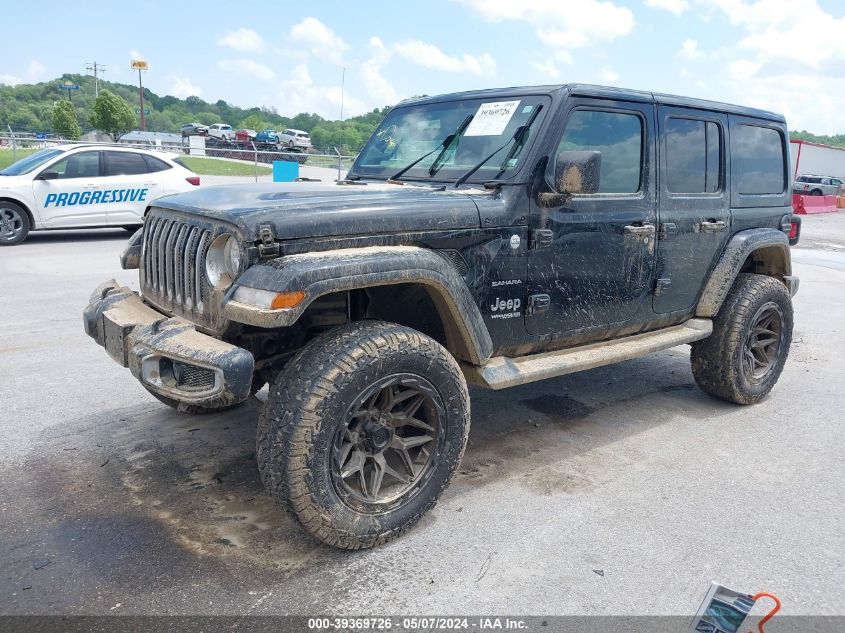 2018 Jeep Wrangler Unlimited Sahara VIN: 1C4HJXEGXJW321945 Lot: 39369726