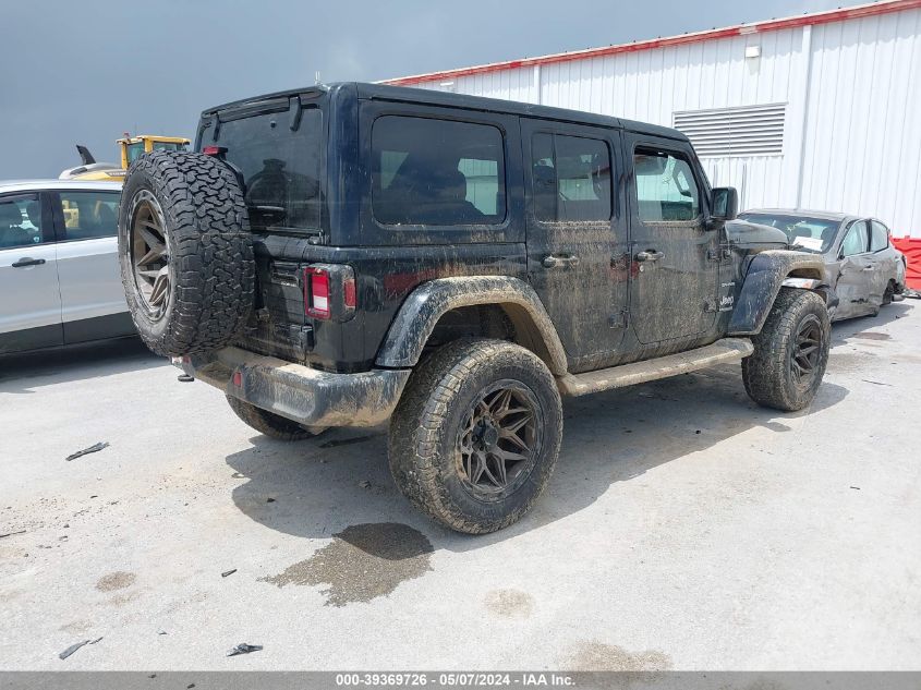 2018 Jeep Wrangler Unlimited Sahara VIN: 1C4HJXEGXJW321945 Lot: 39369726