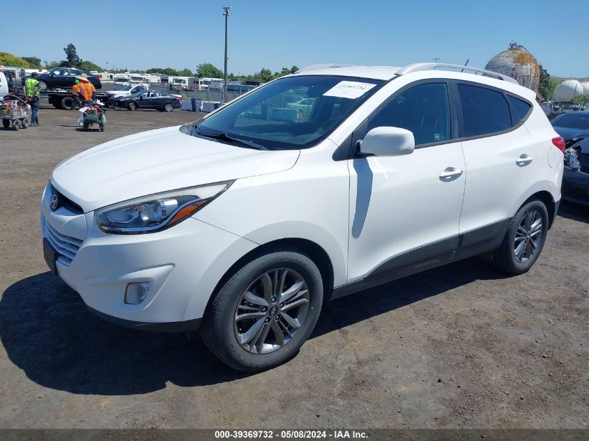 2015 Hyundai Tucson Se VIN: KM8JUCAG1FU096997 Lot: 39369732