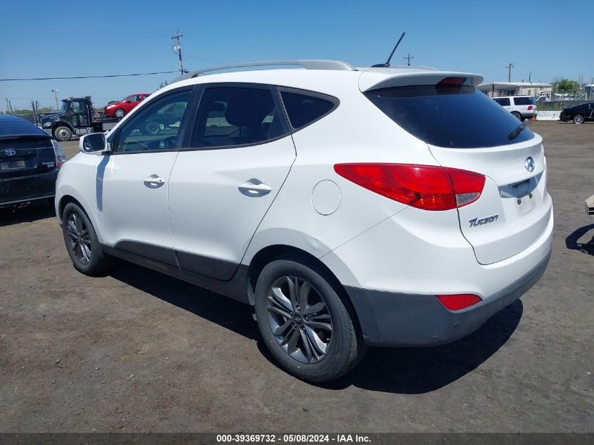 2015 Hyundai Tucson Se VIN: KM8JUCAG1FU096997 Lot: 39369732