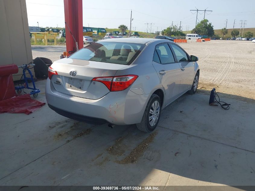 2014 Toyota Corolla L/Le/Le Plus/Le Premium/S/S Plus/S Premium VIN: 2T1BURHE5EC134694 Lot: 39369736