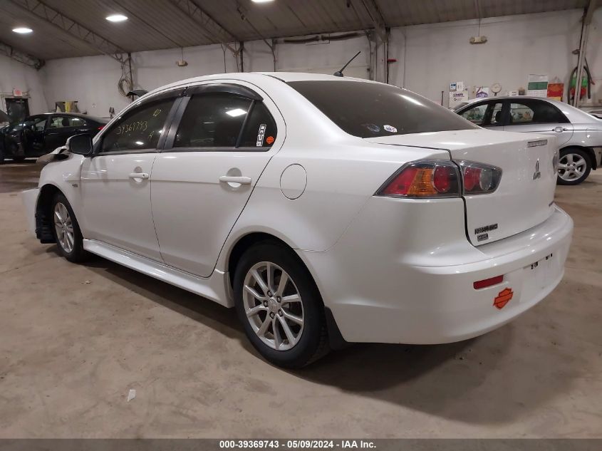 2016 Mitsubishi Lancer Es VIN: JA32V2FW3GU007673 Lot: 39369743