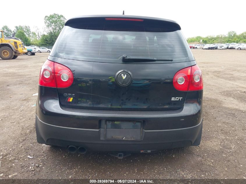 2009 Volkswagen Gti 2-Door VIN: WVWFD71K89W012043 Lot: 39369794