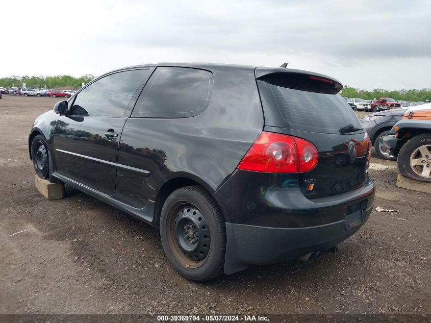 2009 Volkswagen Gti 2-Door VIN: WVWFD71K89W012043 Lot: 39369794