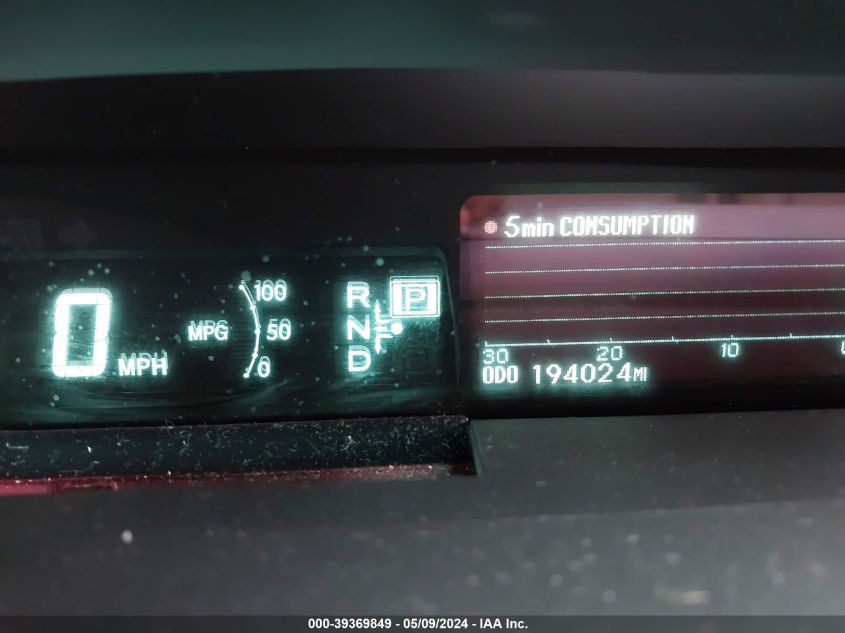 2013 Toyota Prius Two VIN: JTDKN3DU5D5684884 Lot: 39369849